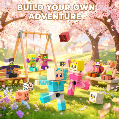 Magnetopia™【Mini Tale】Blocs de construction magnétiques | 10 pièces | 5,7 cm | Littleman