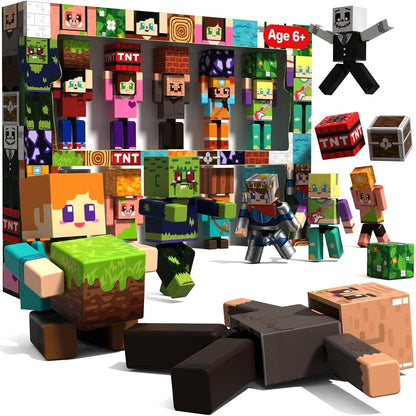 Magnetopia™【Mini Nation】Blocs de construction magnétiques | 5-20 pièces | 5,7 cm | Littleman
