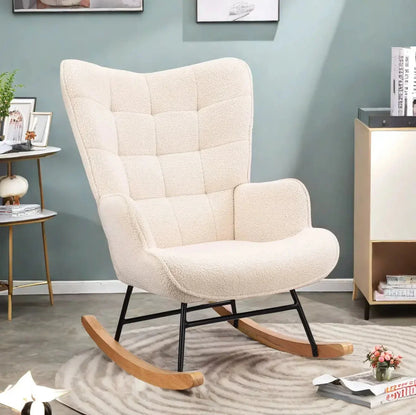 NUBELIA – Rocking Chair Teddy Dossier Haut