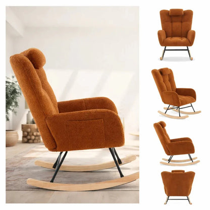 ROVKA - Rocking Chair Teddy Confortable