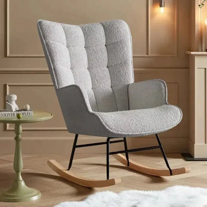 NUBELIA – Rocking Chair Teddy Dossier Haut