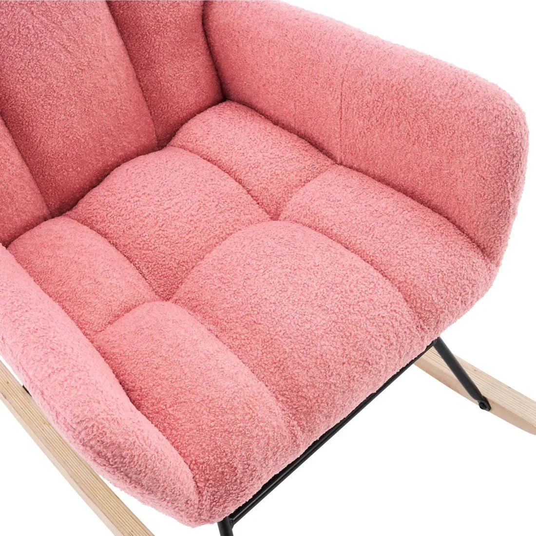 LUMIO – Fauteuil à Bascule Bouclé