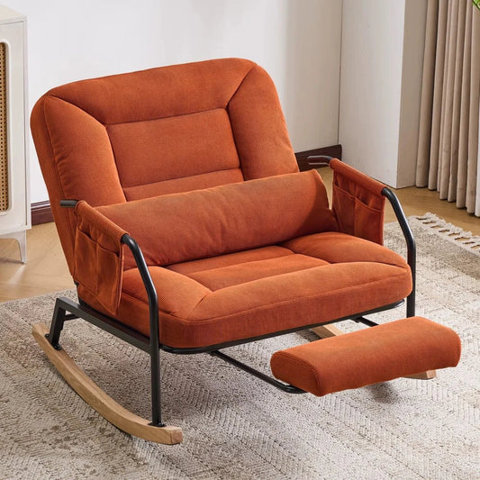 KORVEN – Rocking Chair Inclinable Corduroy