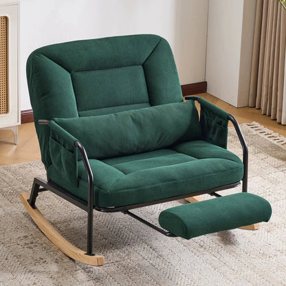 KORVEN – Rocking Chair Inclinable Corduroy