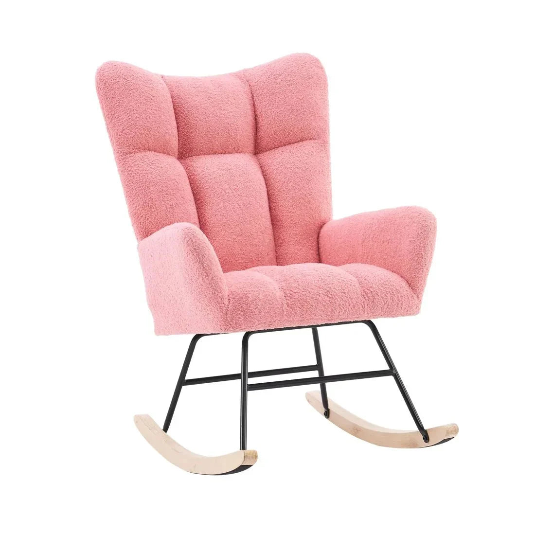 LUMIO – Fauteuil à Bascule Bouclé
