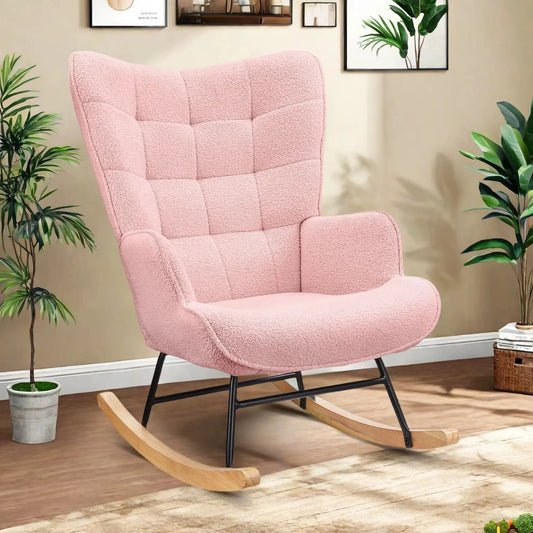 NUBELIA – Rocking Chair Teddy Dossier Haut