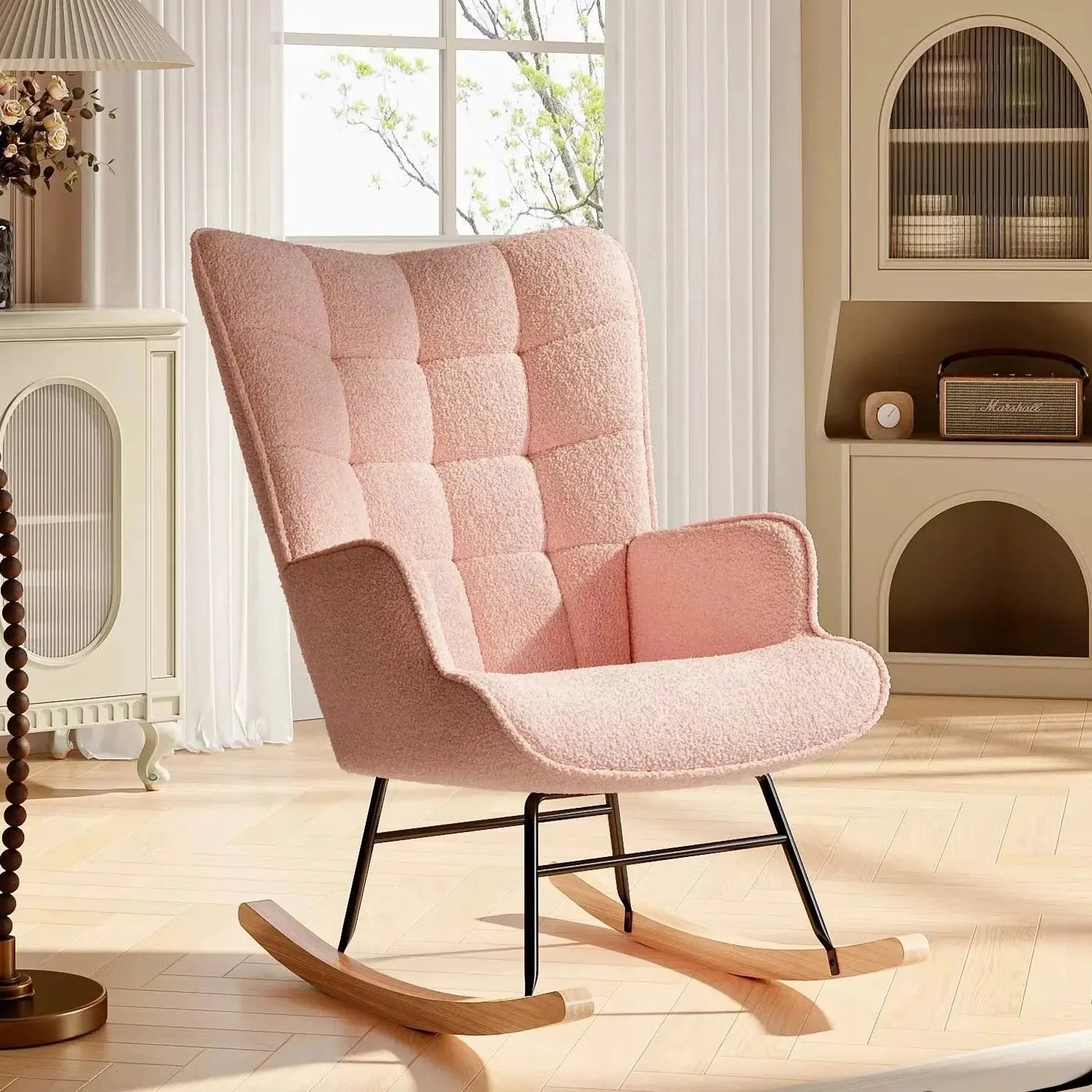 NUBELIA – Rocking Chair Teddy Dossier Haut