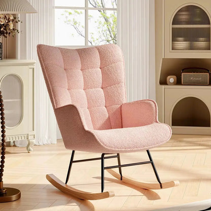 NUBELIA – Rocking Chair Teddy Dossier Haut