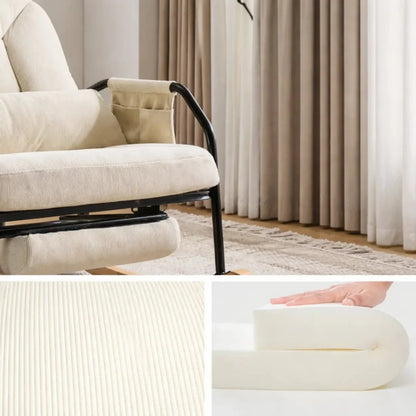 KORVEN – Rocking Chair Inclinable Corduroy