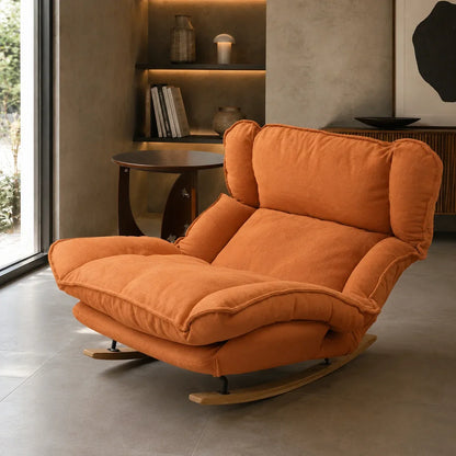 BERGEN - Rocking Chair Paresseux Inclinable Doux