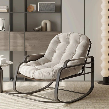 SOLENA – Rocking Chair Rotin Extérieur